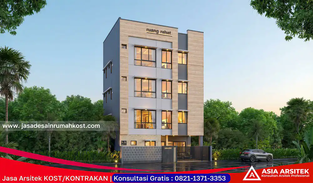 Jasa Arsitek Rumah Kost Mewah di Jelambar Jakarta Barat
