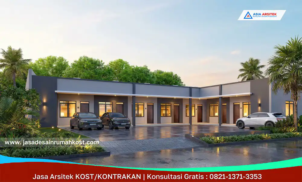 Jasa Arsitek Rumah Kost PerMeter di BSD Tangerang Selatan