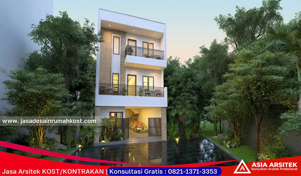 Jasa Arsitek Rumah Kost PerMeter di Grogol Jakarta Barat