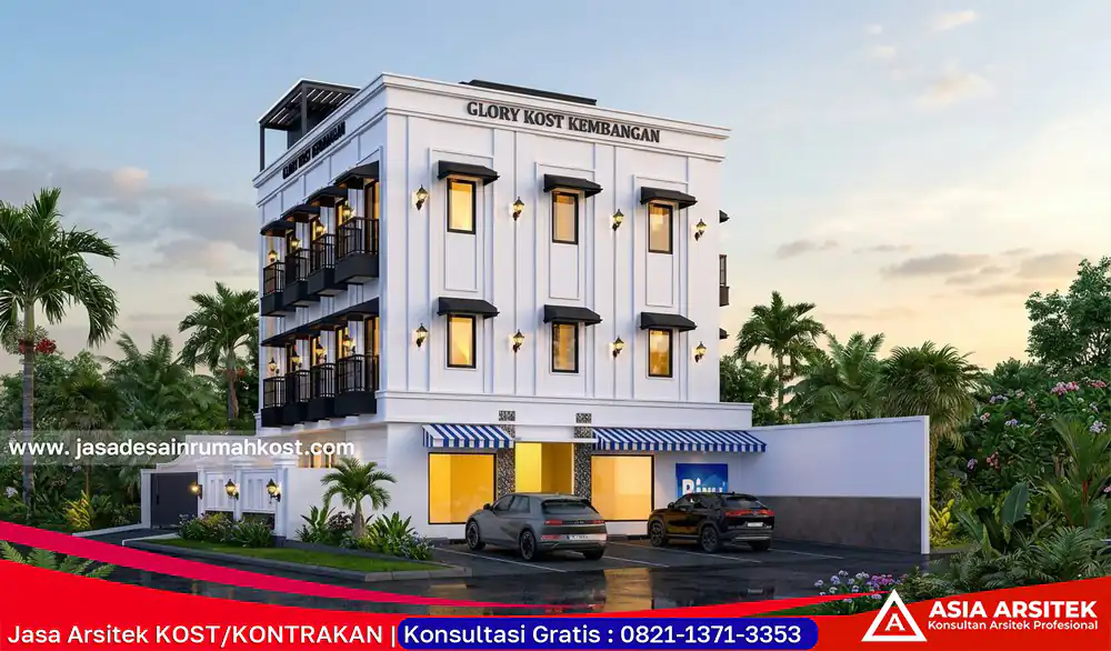 Jasa Arsitek Rumah Kost PerMeter di Kembangan Jakarta Barat