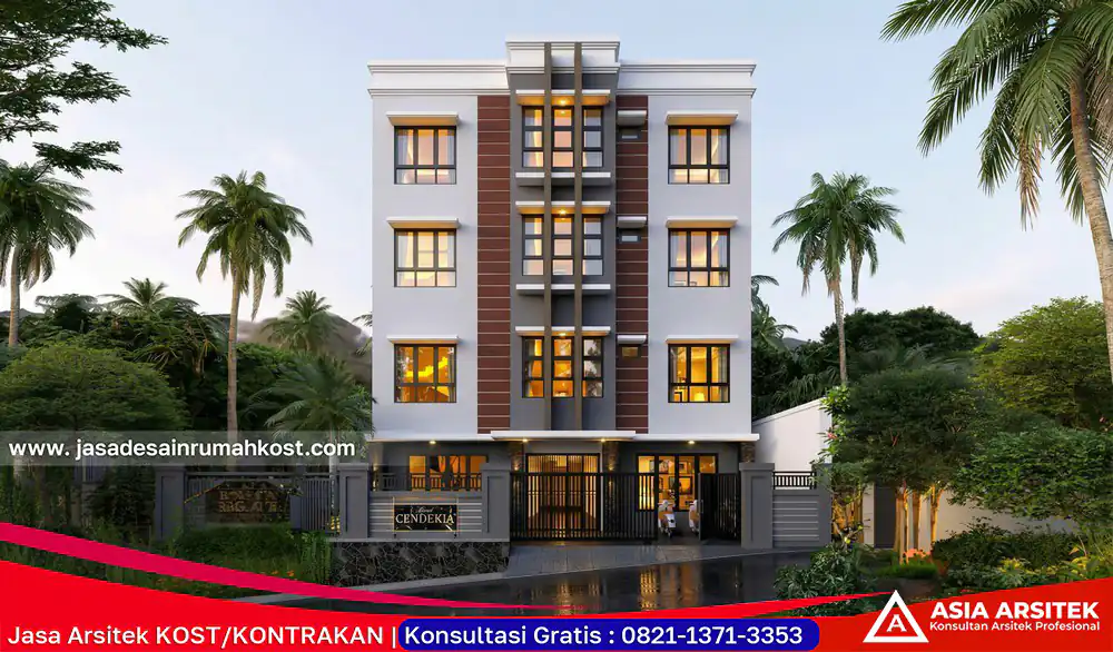 Jasa Arsitek Rumah Kost PerMeter di Serpong Utara Tangerang