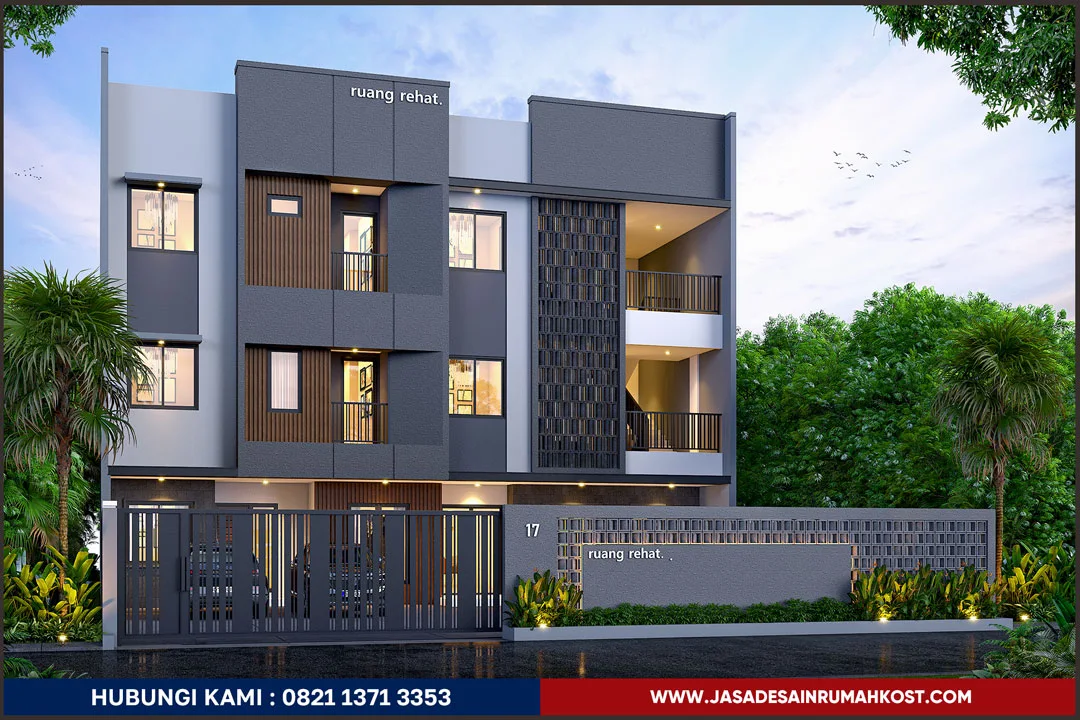 Jasa Desain Arsitek Kost Mewah di Palmerah Jakarta Barat