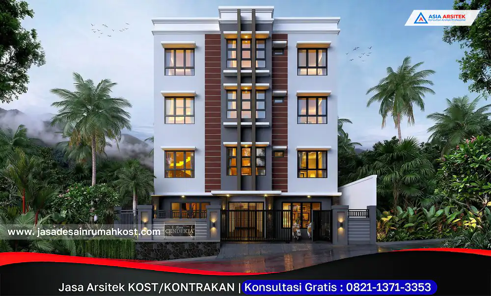 Jasa Arsitek Rumah Kost Amanah di Rawamangun Jakarta Timur