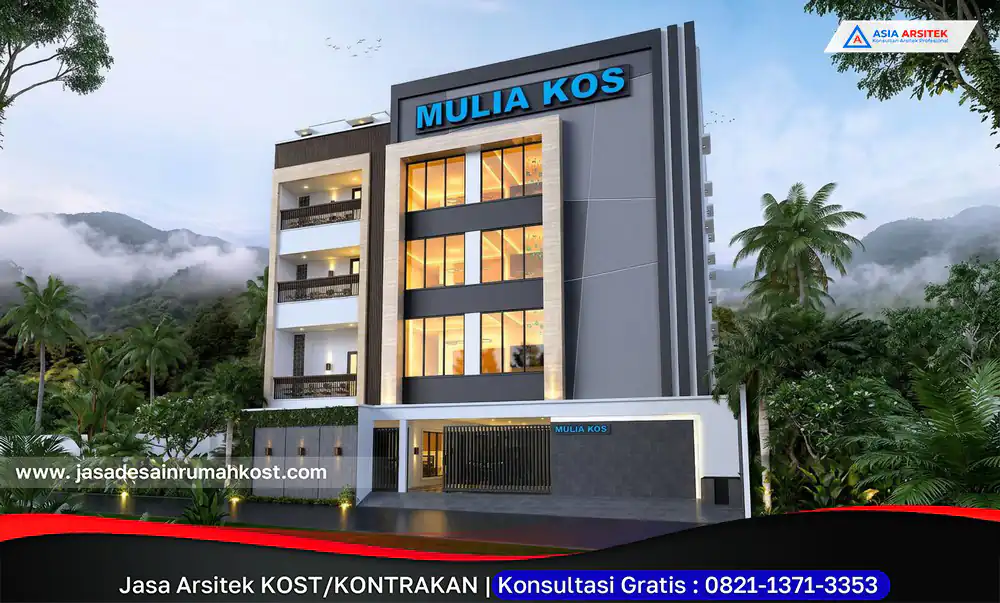 Jasa Arsitek Rumah Kost Mewah di Rawamangun Jakarta Timur