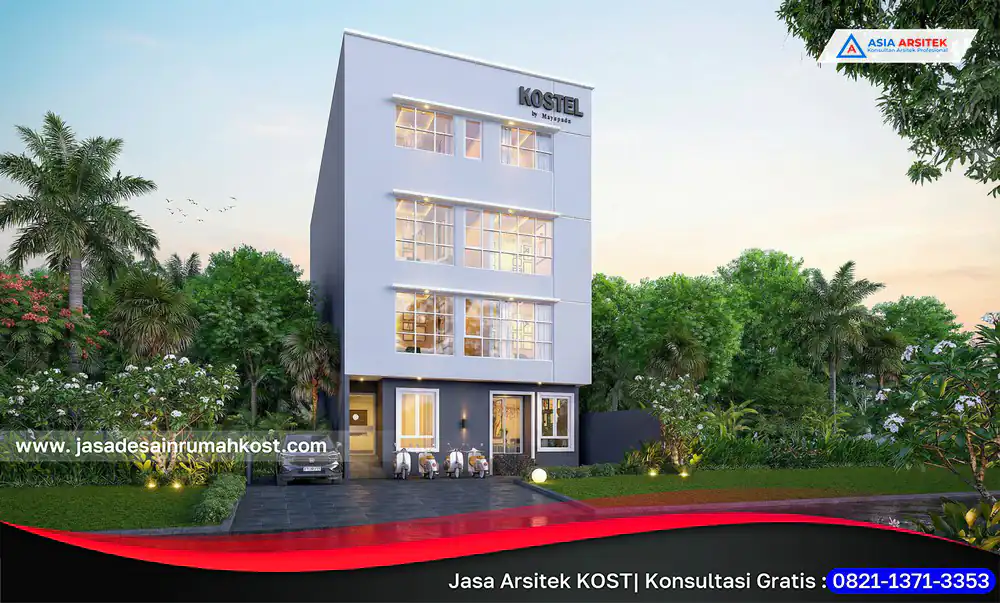 Jasa Arsitek Rumah Kost PerMeter di Meruya Utara Jakarta Barat