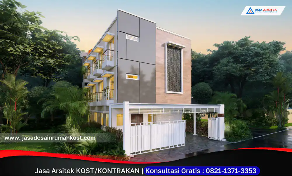 Jasa Arsitek Rumah Kost PerMeter di Pulo Gebang Jakarta Timur