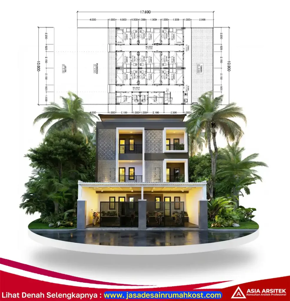 Jasa Arsitek Rumah Kost Berkualitas di Grogol Jakarta Barat