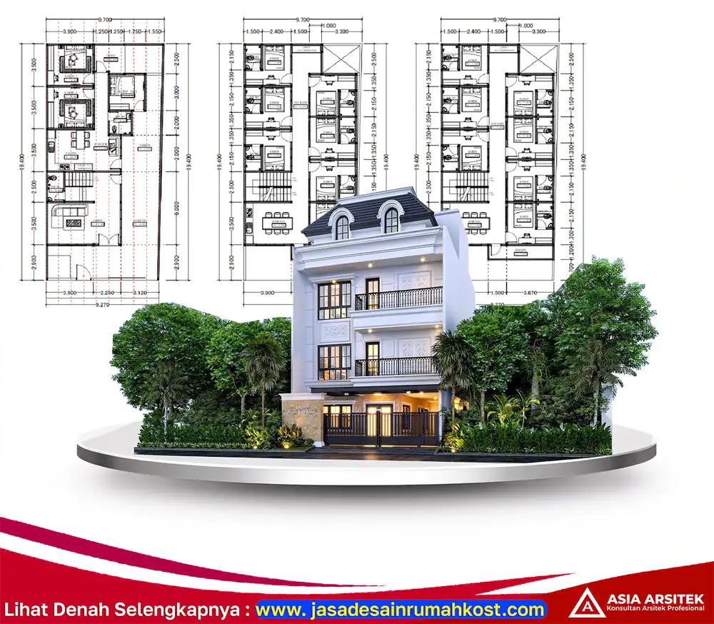 Jasa Arsitek Rumah Kost Berkualitas di Palmerah Jakarta Barat 