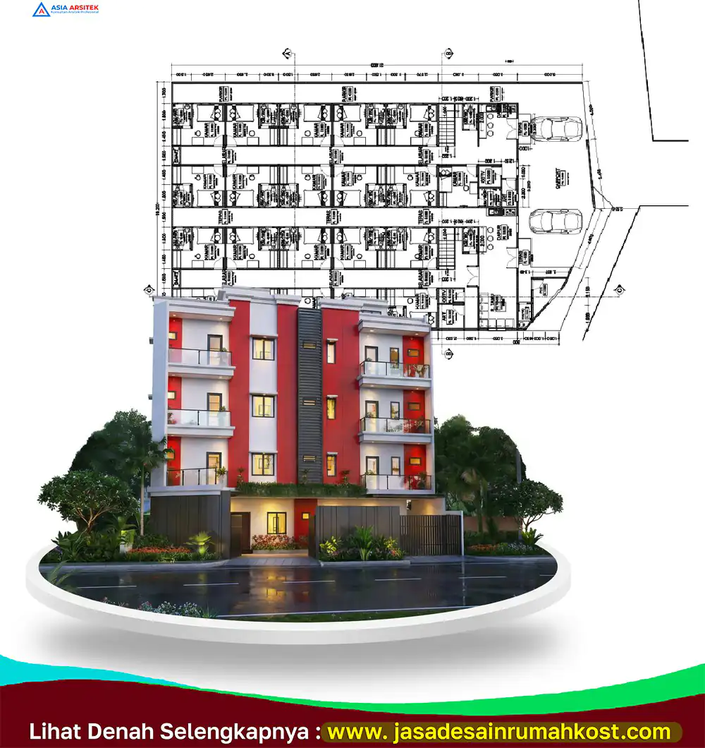 Jasa Arsitek Rumah Kost Handal di Jatibening Bekasi
