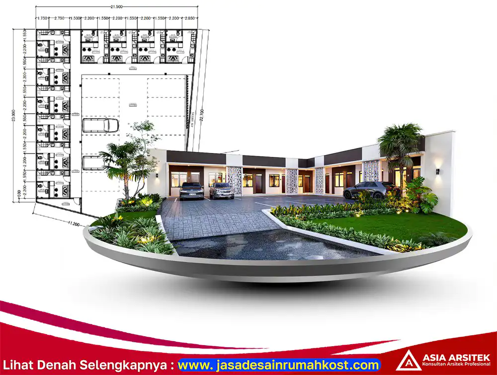 Jasa Arsitek Rumah Kost Mewah di Palmerah Jakarta Barat 