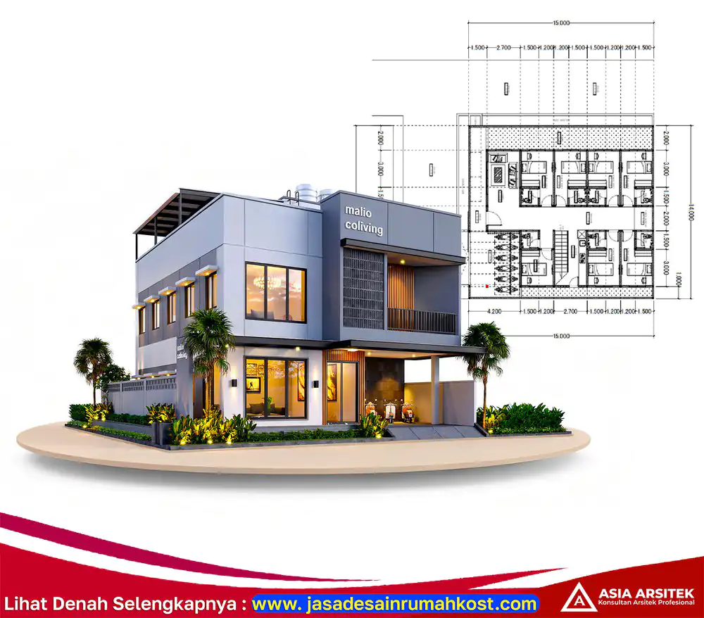 Jasa Arsitek Rumah Kost Murah di Jelambar Jakarta Barat