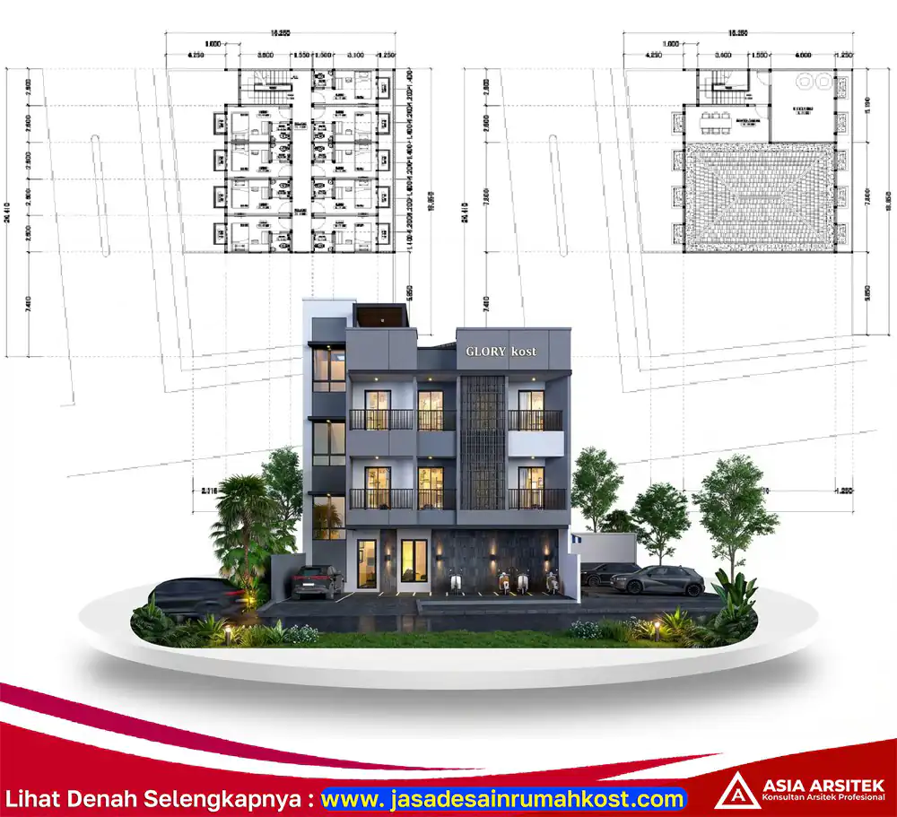 Jasa Arsitek Rumah Kost Murah di Kembangan Jakarta Barat