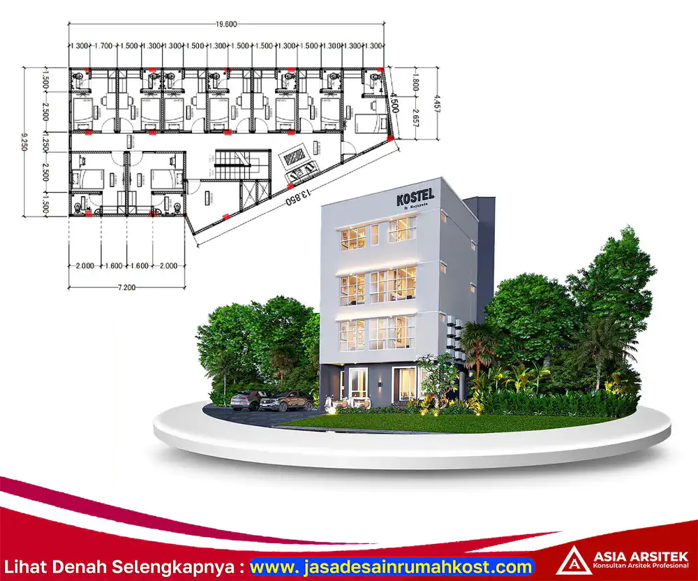 Jasa Arsitek Rumah Kost Murah di Palmerah Jakarta Barat 