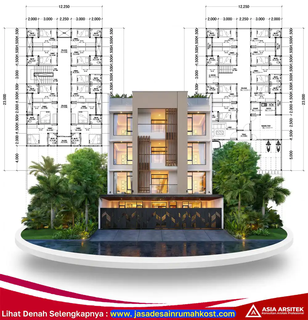 Jasa Arsitek Rumah Kost PerMeter di Cisauk Tangerang