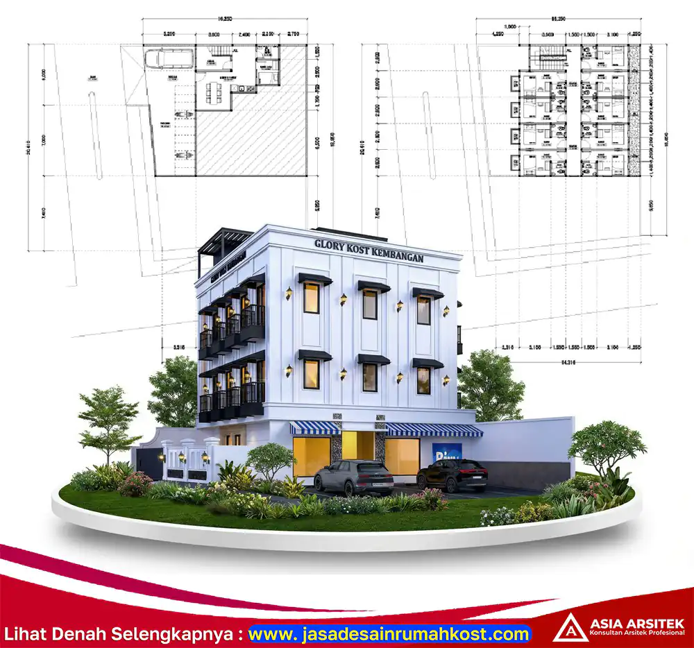 Jasa Arsitek Rumah Kost PerMeter di Kembangan Jakarta Barat