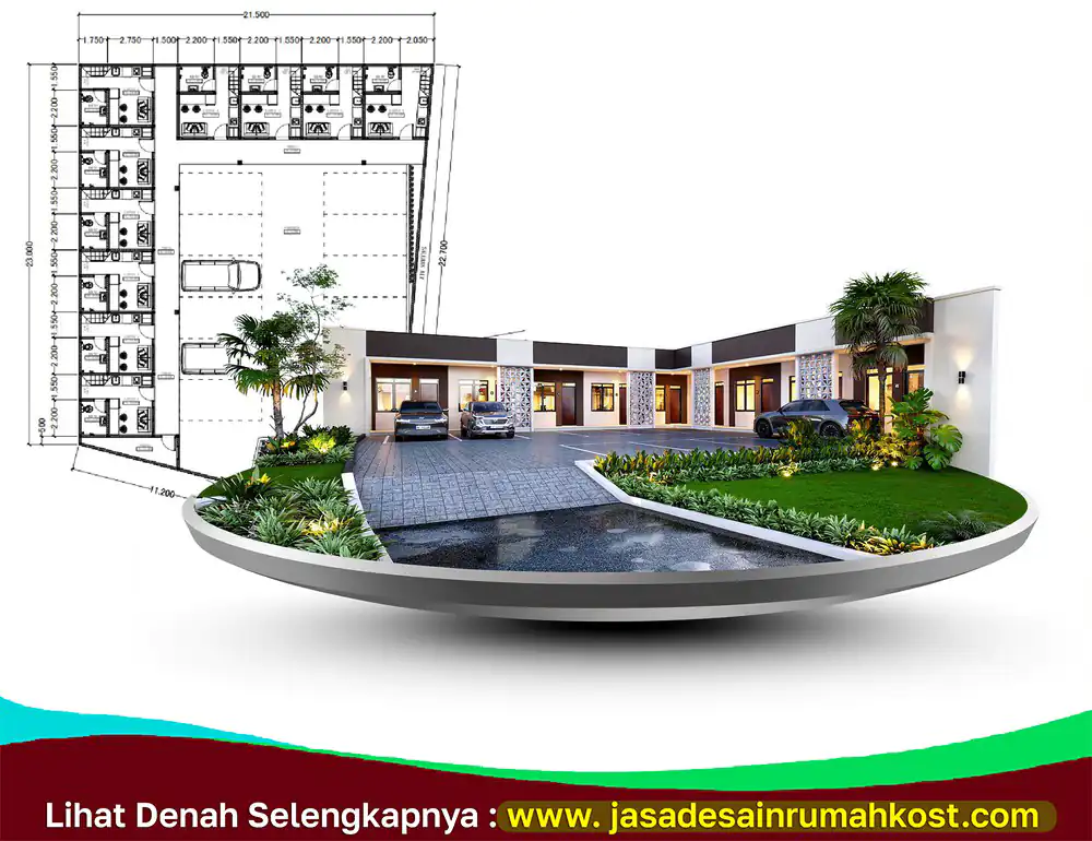 Jasa Arsitek Rumah Kost Profesional di BSD Tangerang Selatan