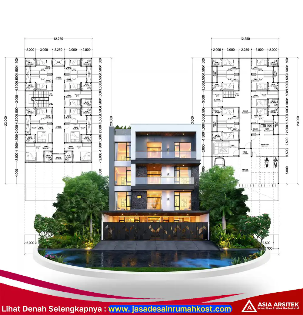 Jasa Arsitek Rumah Kost Profesional di Cisauk Tangerang