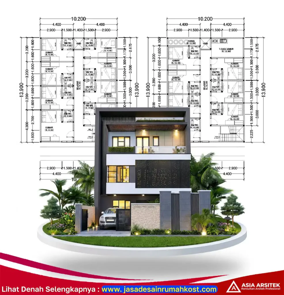 Jasa Arsitek Rumah Kost Profesional di Kembangan Jakarta Barat