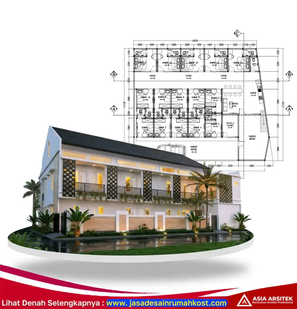 Jasa Arsitek Rumah Kost Terbaik di Kembangan Jakarta Barat
