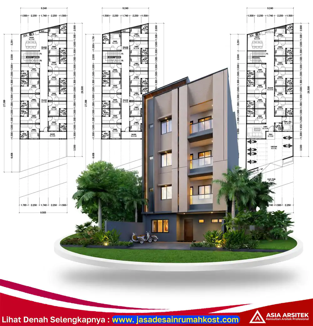 Jasa Arsitek Rumah Kost Terdekat di Cisauk Tangerang