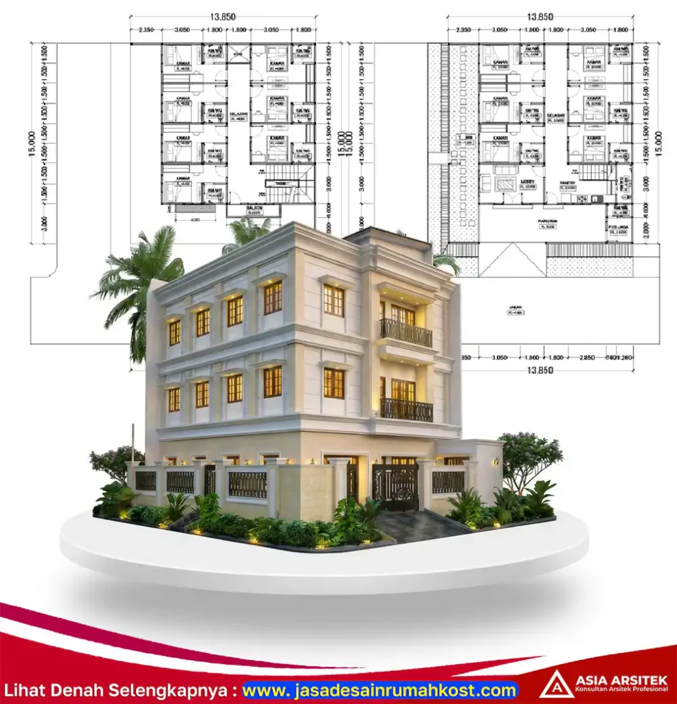 Jasa Arsitek Rumah Kost Terpercaya di Grogol Jakarta Barat