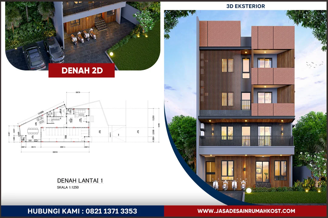 Jasa Desain Arsitek Kost Kredibel di Palmerah Jakarta Barat