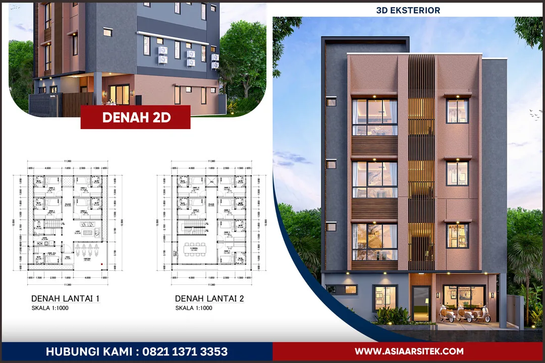 Jasa Desain Arsitek Kost Profesional di Palmerah Jakarta Barat