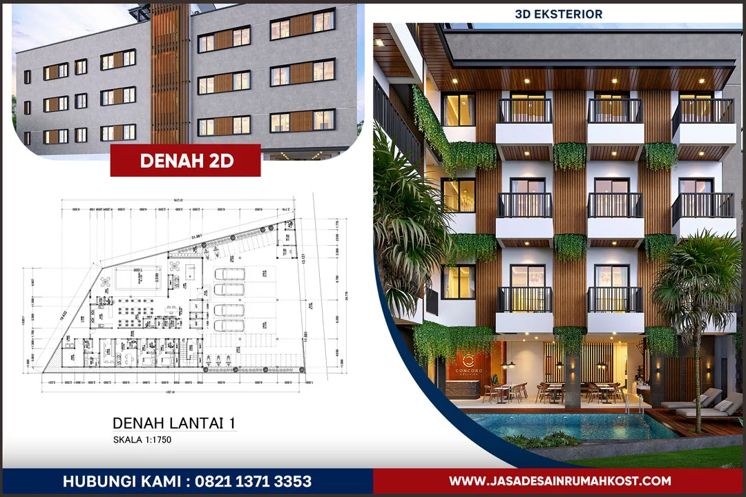 Jasa Desain Arsitek Kost Terpercaya di Palmerah Jakarta Barat