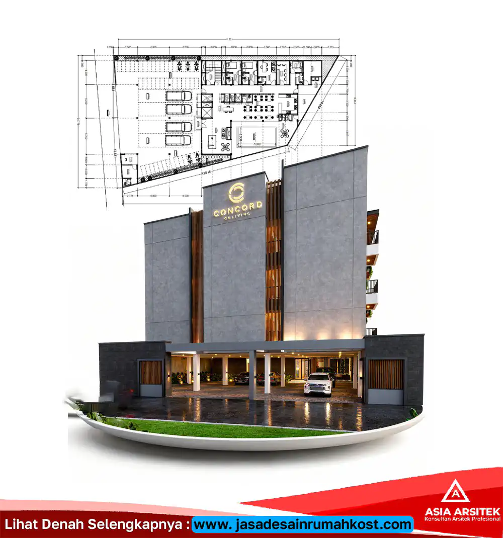 Jasa Arsitek Rumah Kost Amanah di Alam Sutera Tangerang
