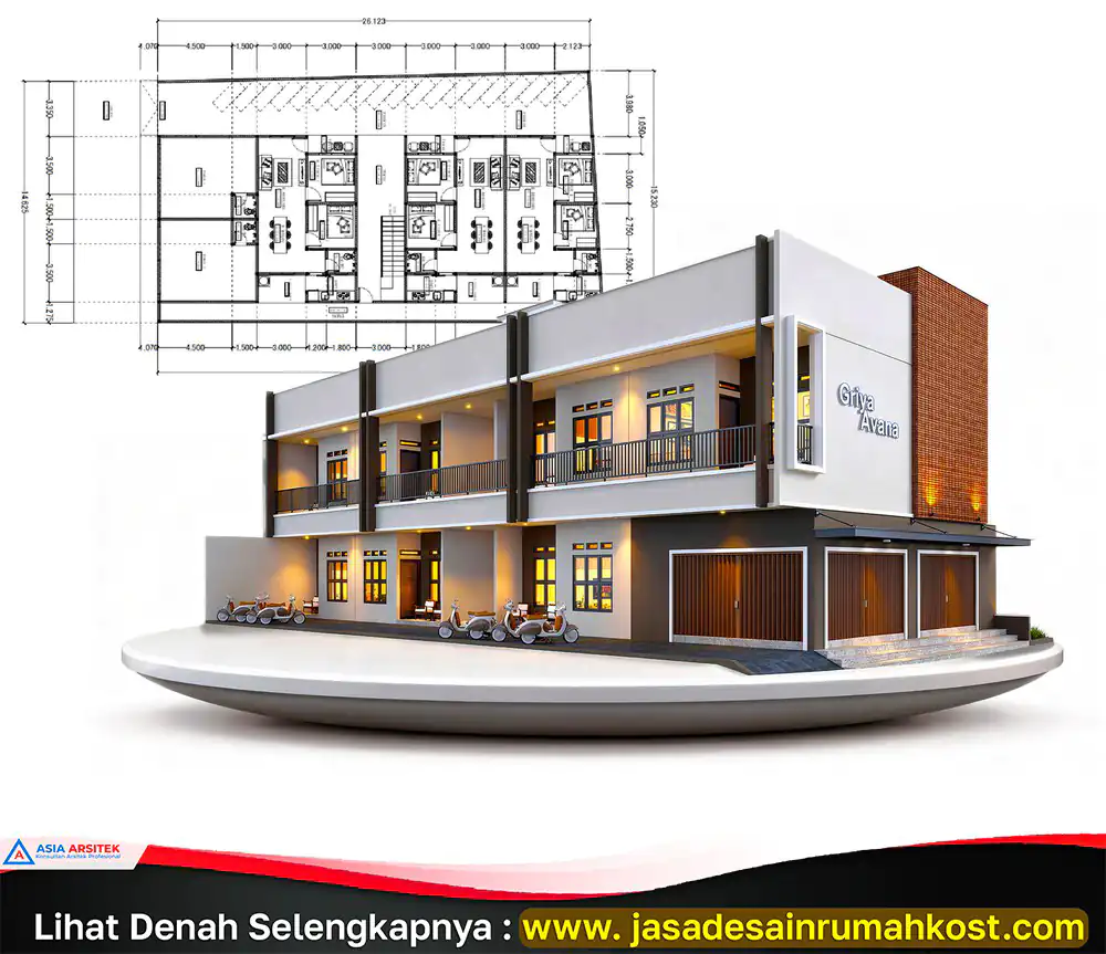 Jasa Arsitek Rumah Kost PerMeter di Pasar Rebo Jakarta Timur
