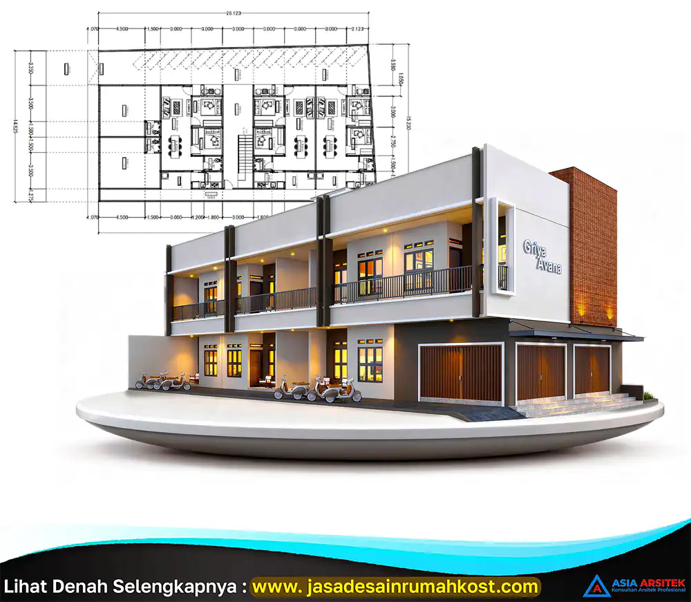Jasa Arsitek Rumah Kost Terpercaya di Meruya Utara Jakarta Barat