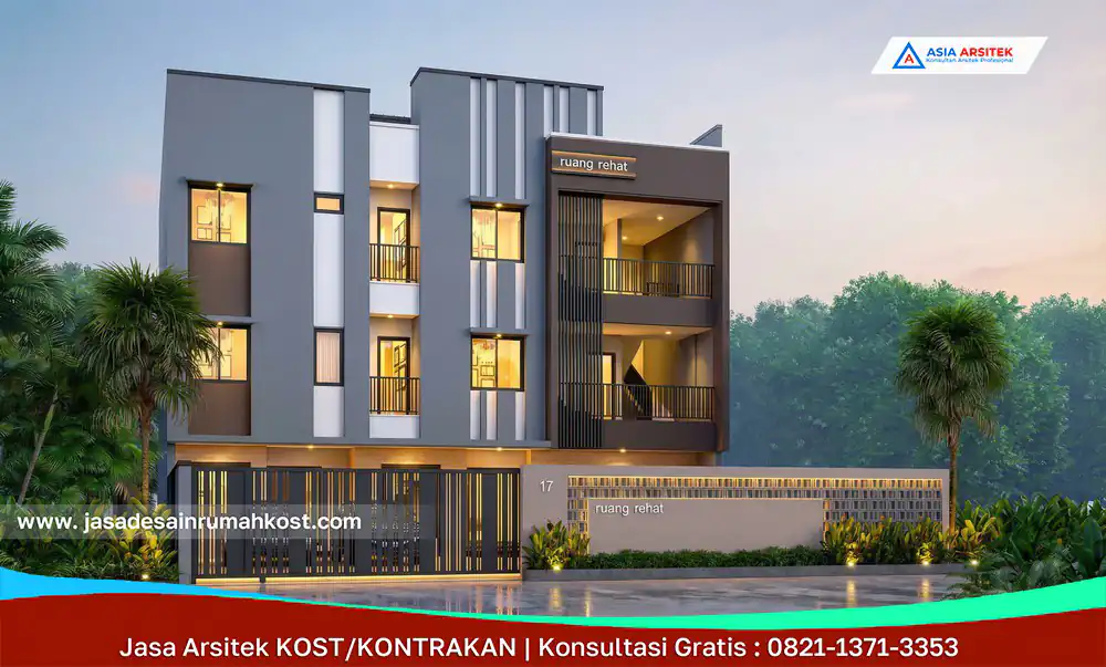 Jasa Arsitek Rumah Kost Ahli di BSD Tangerang Selatan