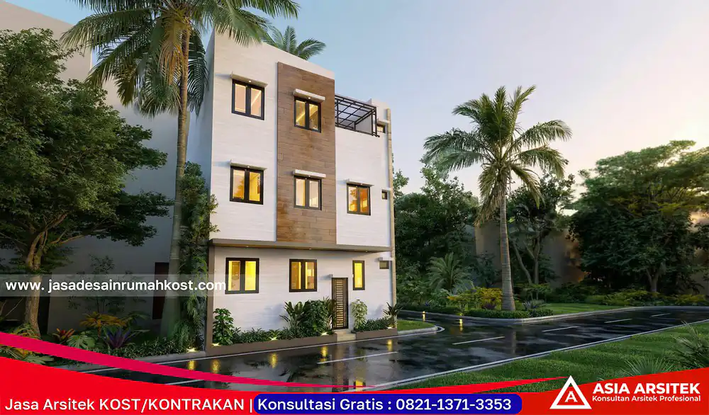 Jasa Arsitek Rumah Kost Mewah di Grogol Jakarta Barat