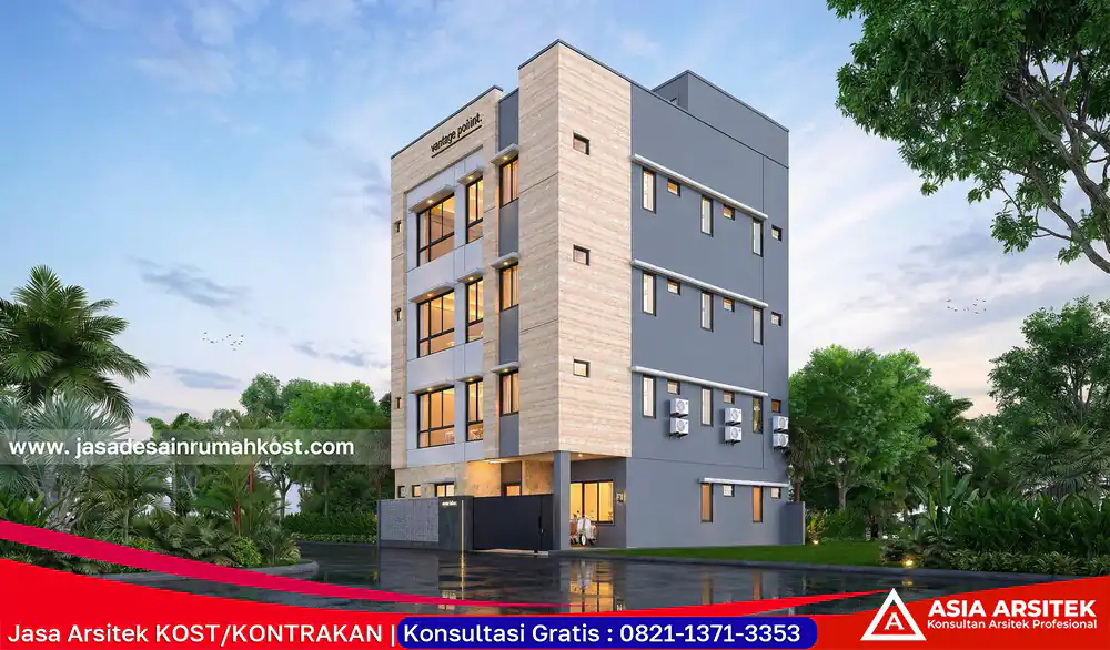 Jasa Arsitek Rumah Kost Mewah di Jelambar Jakarta Barat