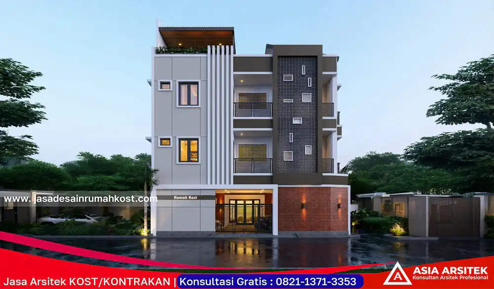 Jasa Arsitek Rumah Kost Murah di Cisauk Tangerang