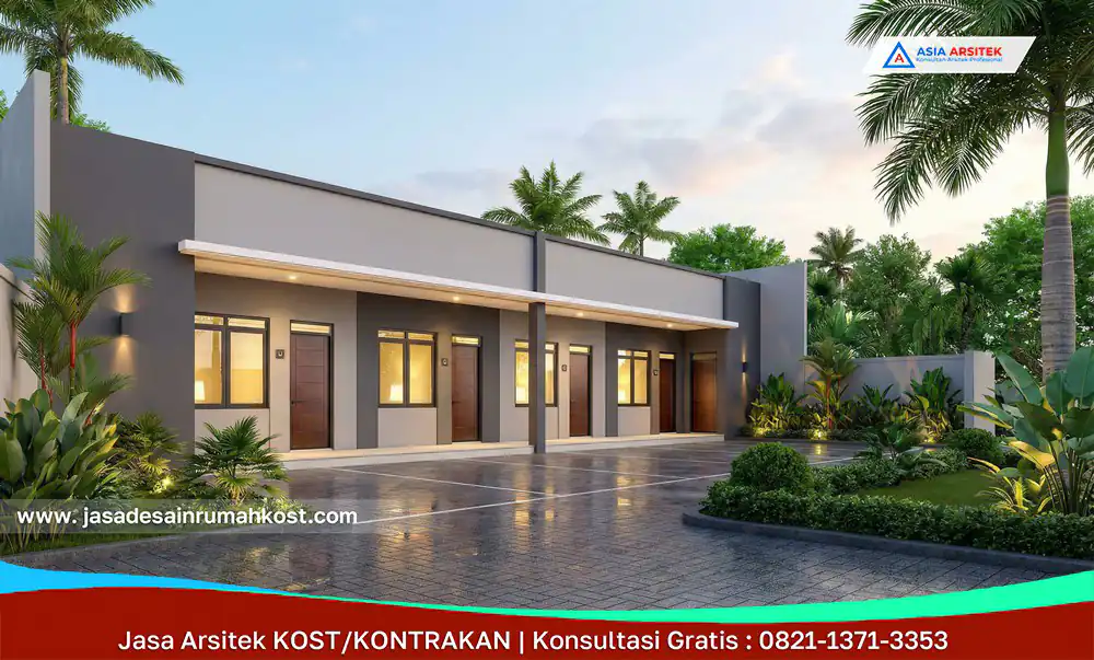 Jasa Arsitek Rumah Kost PerMeter di BSD Tangerang Selatan