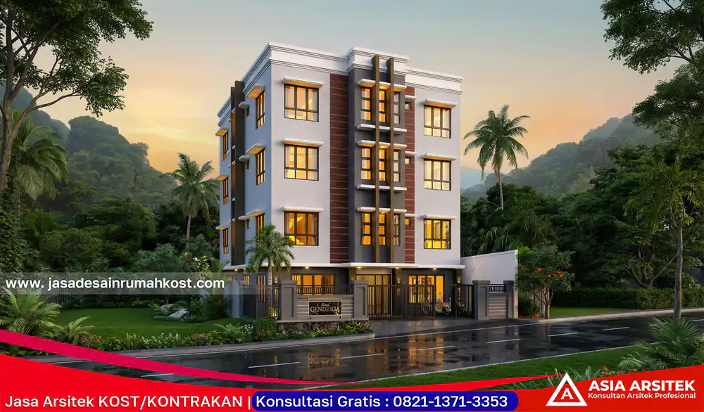 Jasa Arsitek Rumah Kost PerMeter di Serpong Utara Tangerang