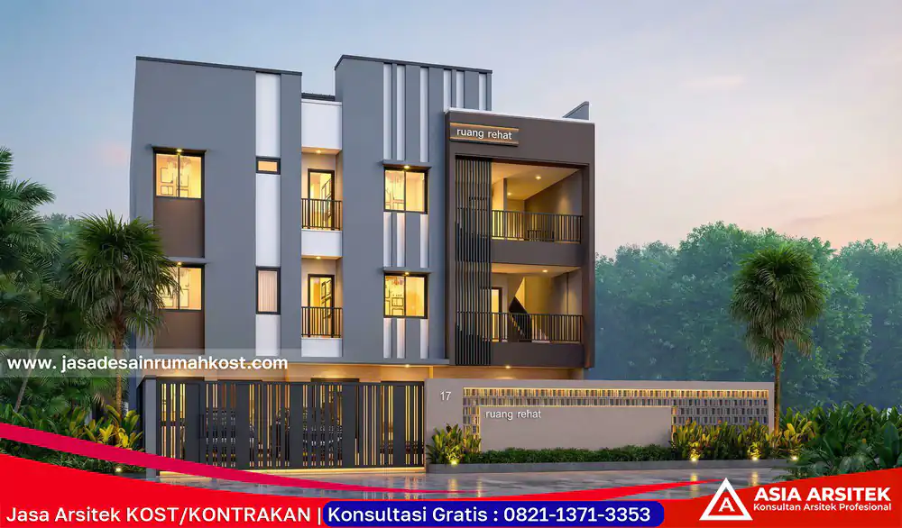 Jasa Arsitek Rumah Kost Terjangkau di Palmerah Jakarta Barat 