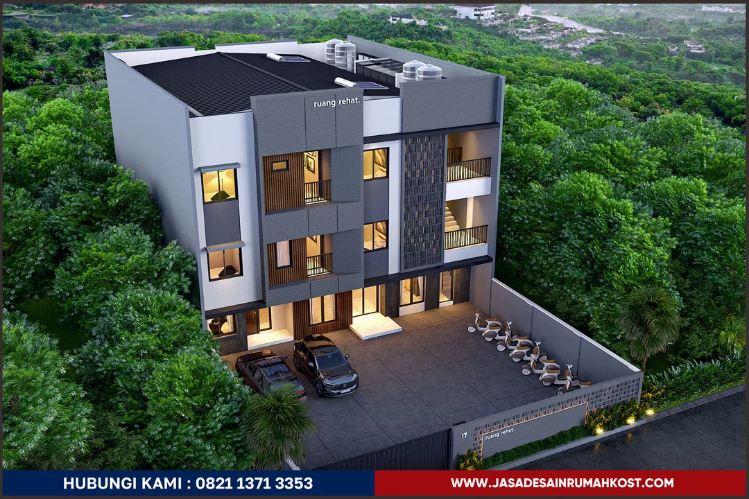 Jasa Desain Arsitek Kost Mewah di Palmerah Jakarta Barat