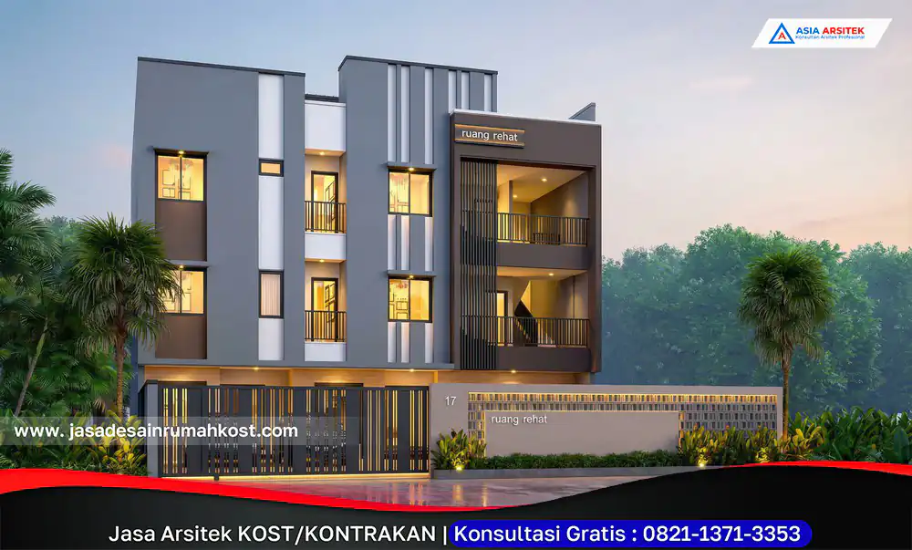 Jasa Arsitek Rumah Kost Ahli di Menteng Jakarta Pusat