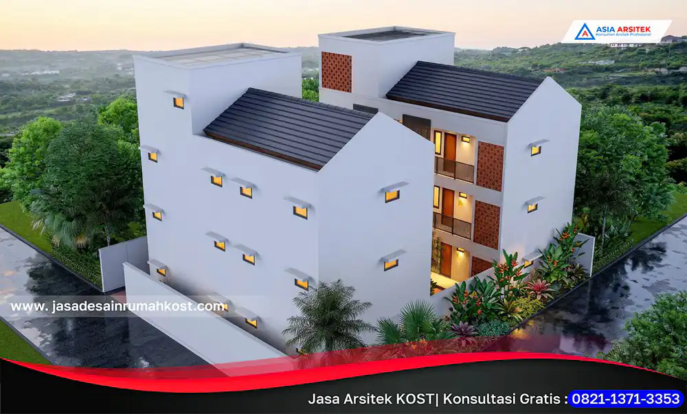 Jasa Arsitek Rumah Kost Amanah di Meruya Utara Jakarta Barat
