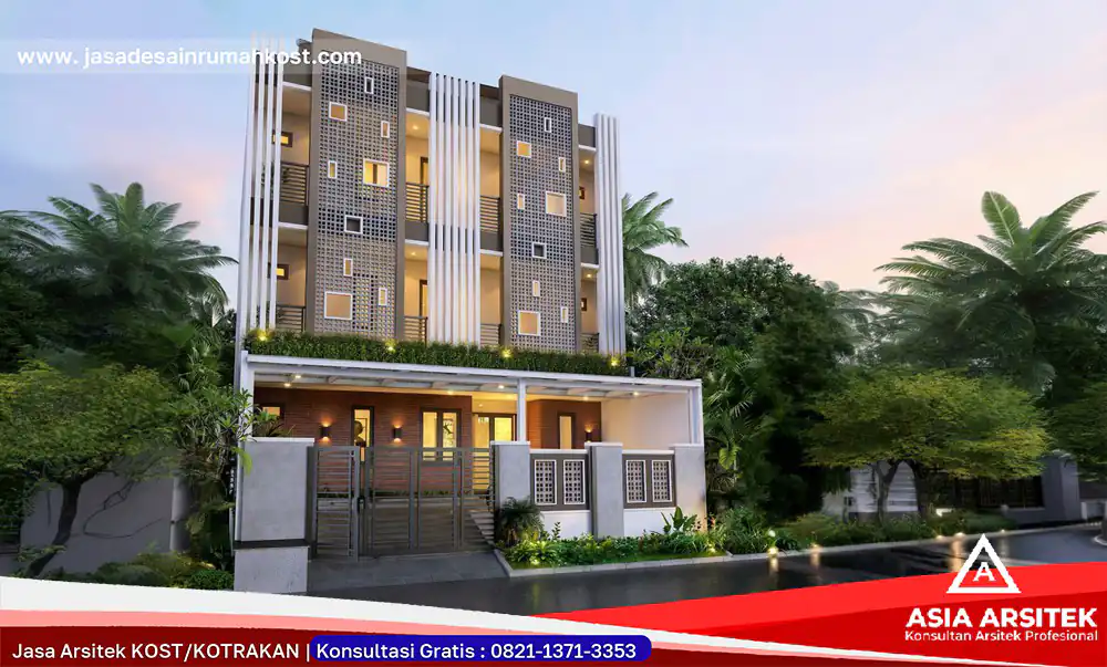 Jasa Arsitek Rumah Kost Berkualitas di Serpong Utara Tangerang Selatan