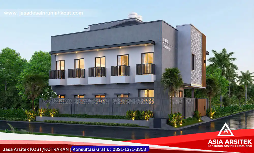 Jasa Arsitek Rumah Kost PerMeter di Alam Sutera Tangerang