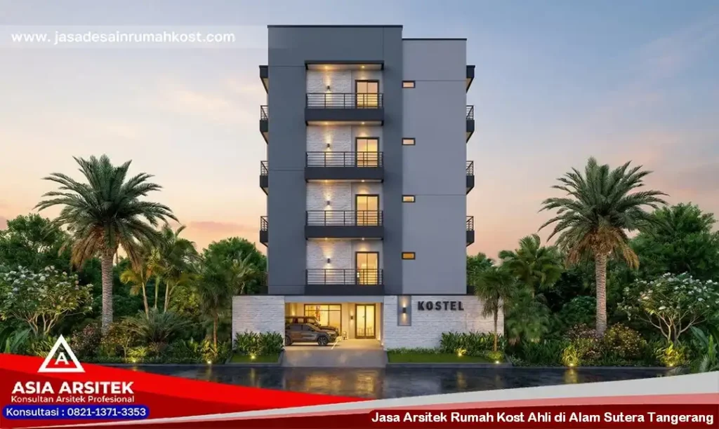 Jasa Arsitek Rumah Kost Ahli di Alam Sutera Tangerang