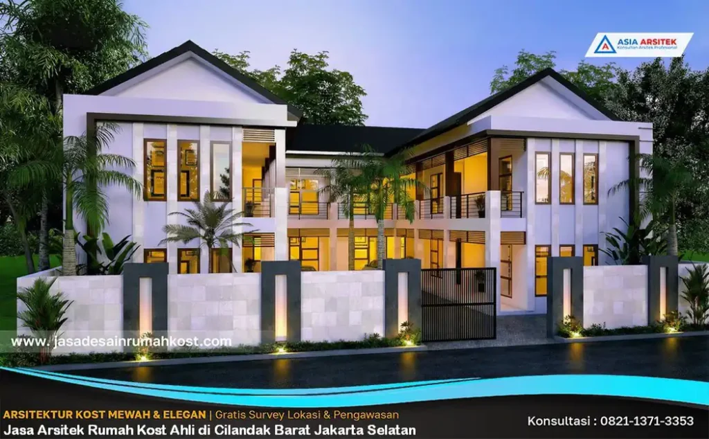 Jasa Arsitek Rumah Kost Ahli di Cilandak Barat Jakarta Selatan