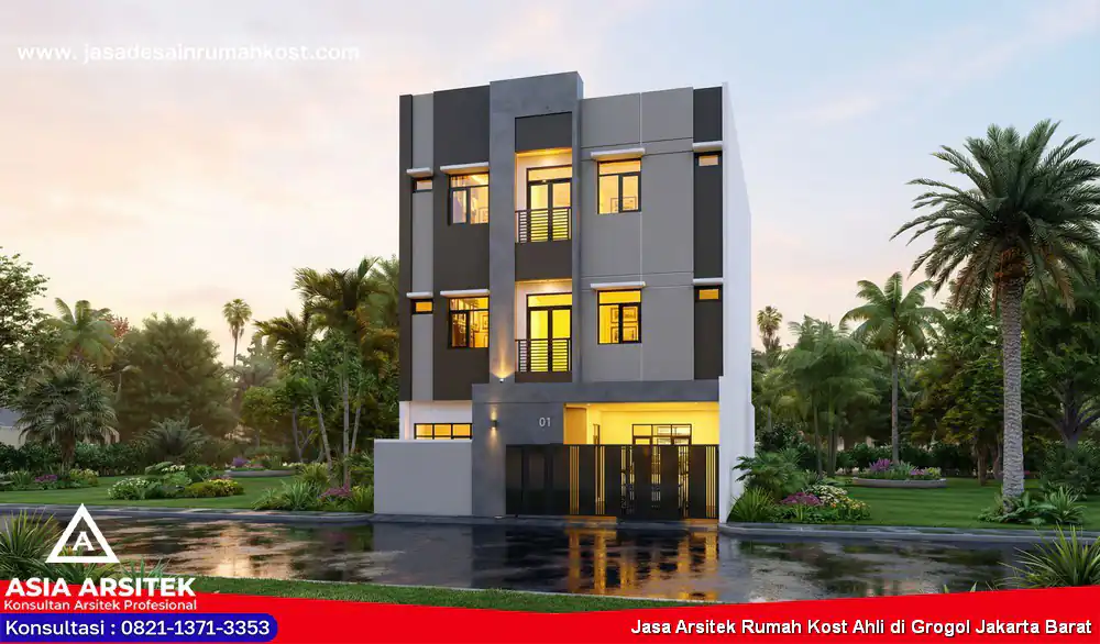 Jasa Arsitek Rumah Kost Ahli di Grogol Jakarta Barat