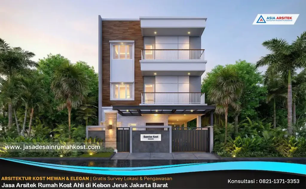 Jasa Arsitek Rumah Kost Ahli di Kebon Jeruk Jakarta Barat