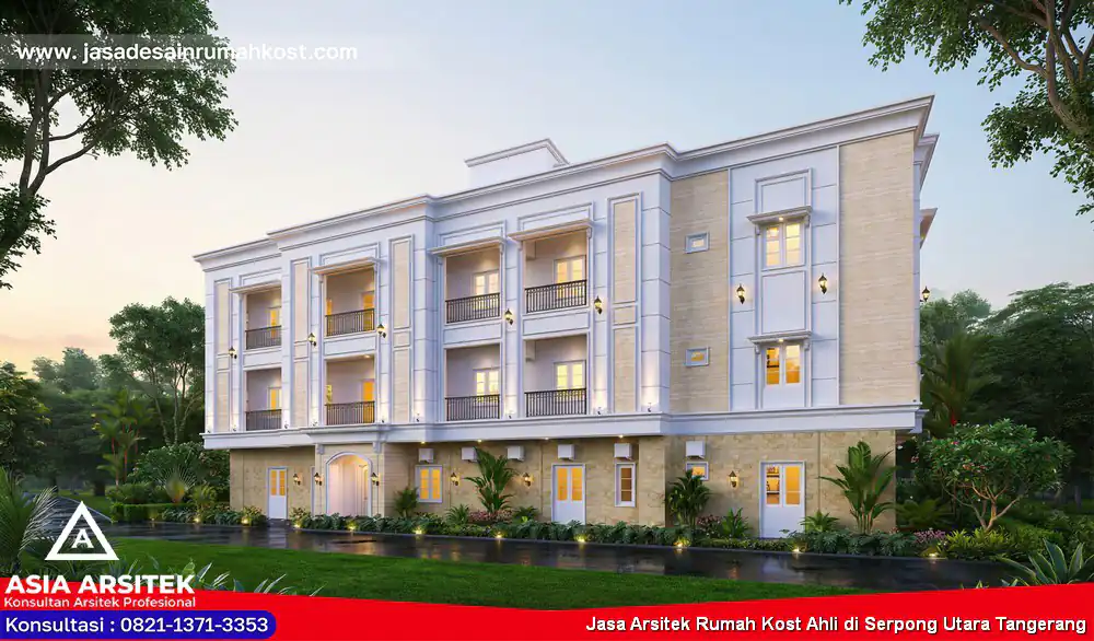 Jasa Arsitek Rumah Kost Ahli di Serpong Utara Tangerang
