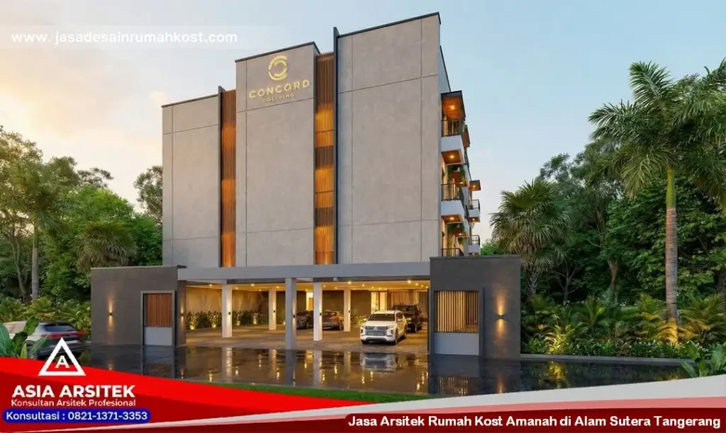 Jasa Arsitek Rumah Kost Amanah di Alam Sutera Tangerang