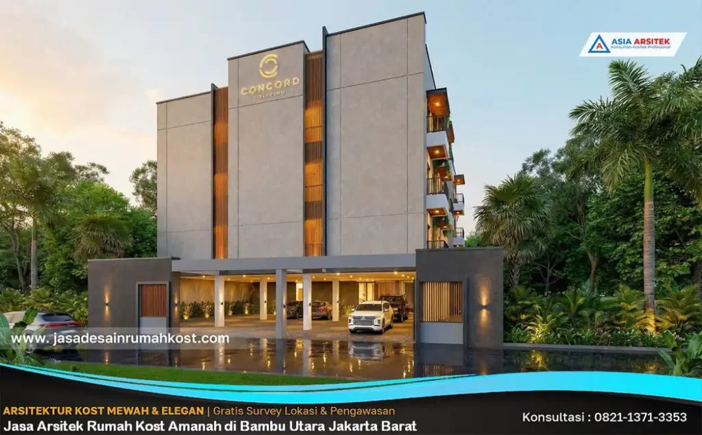 Jasa Arsitek Rumah Kost Amanah di Bambu Utara Jakarta Barat